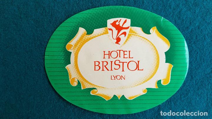 Etiquetas antiguas: ETIQUETA HOTEL BRISTOL LYON - FRANCIA