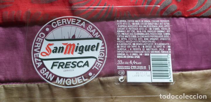 Etiquetas antiguas: CERVEZA-V9ET-4-ETIQUETAS-SAN MIGUEL-FRESCA