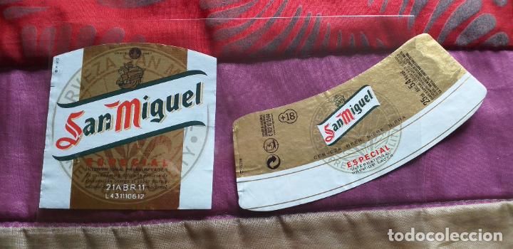 Etiquetas antiguas: CERVEZA-V9ET-4-ETIQUETAS-SAN MIGUEL-ESPECIAL