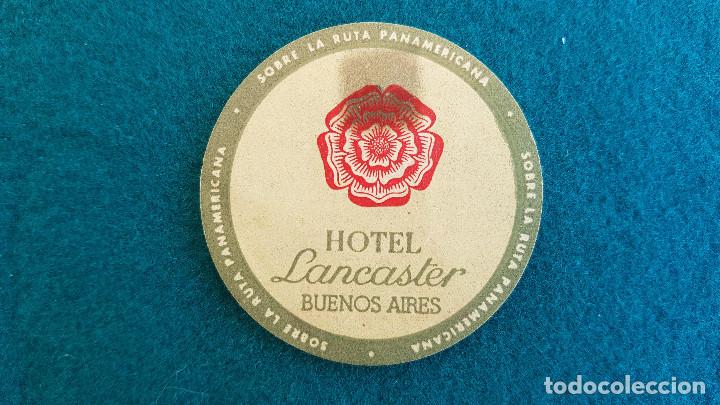 Etiquetas antiguas: ETIQUETA HOTEL LANCASTER BUENOS AIRES - ARGENTINA