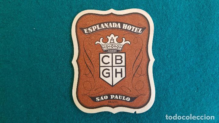 Etiquetas antiguas: ETIQUETA ESPLANADA HOTEL CBGH SAO PAULO - BRASIL