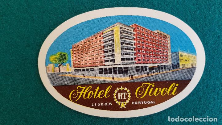 Etiquetas antiguas: ETIQUETA HOTEL H.T. TIVOLI LISBOA - PORTUGAL