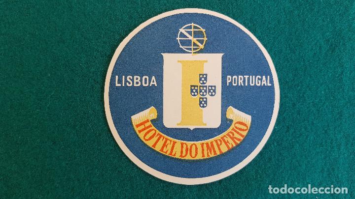Etiquetas antiguas: ETIQUETA HOTEL DO IMPERIO LISBOA - PORTUGAL