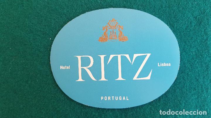 Etiquetas antiguas: ETIQUETA HOTEL RITZ LISBOA - PORTUGAL