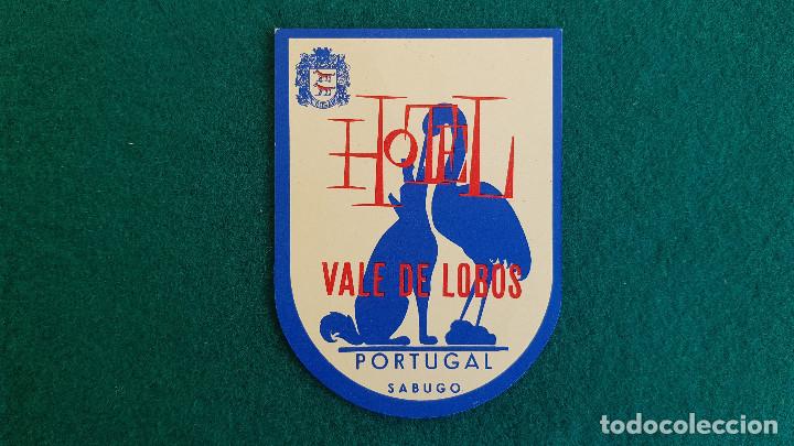 Etiquetas antiguas: ETIQUETA HOTEL VALE DE LOBOS SABUGO - PORTUGAL