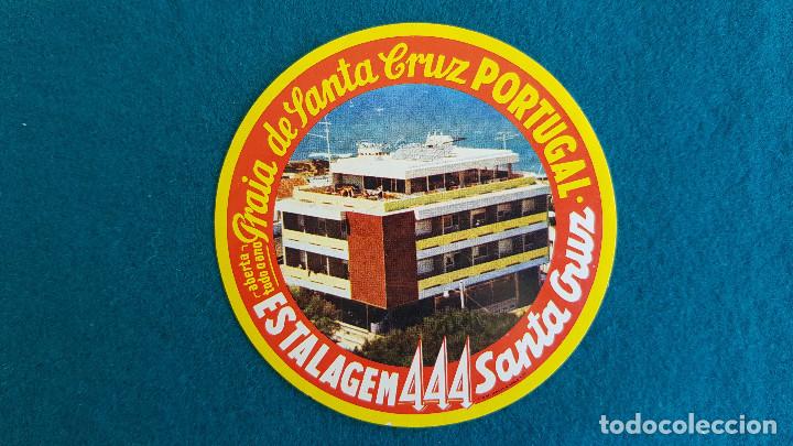 Etiquetas antiguas: ETIQUETA HOTEL PRAIA DE SANTA CRUZ STALAGEM - PORTUGAL