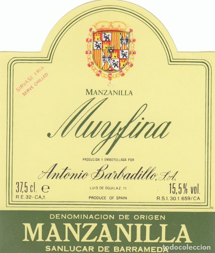 522 - etiqueta. - manzanilla muy fina - antonio - Buy Antique labels on  todocoleccion