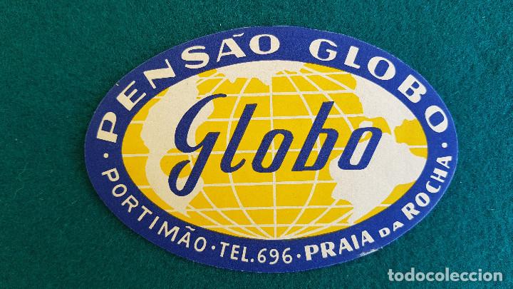 Etiquetas antiguas: ETIQUETA HOTEL PENSAO GLOBO PORTIMAO - PORTUGAL