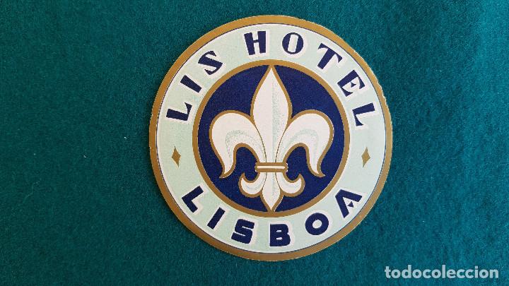 Etiquetas antiguas: ETIQUETA LIS HOTEL LISBOA - PORTUGAL