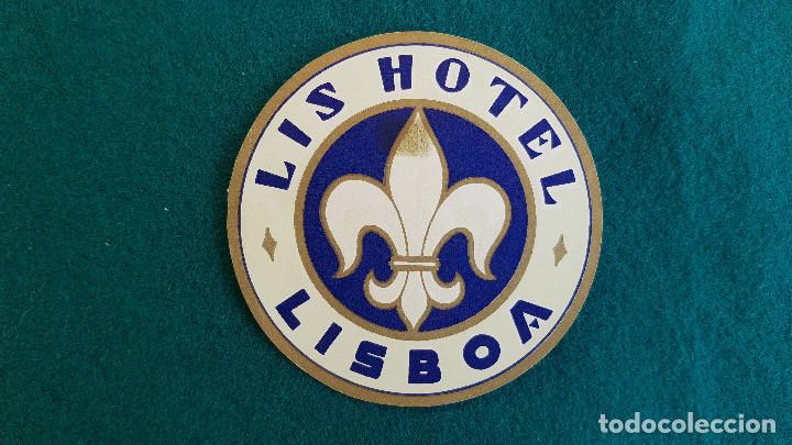 Etiquetas antiguas: ETIQUETA LIS HOTEL LISBOA - PORTUGAL