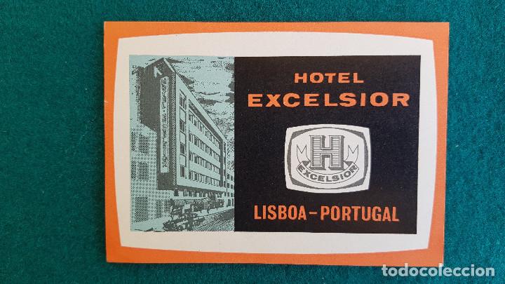 Etiquetas antiguas: ETIQUETA HOTEL EXCELSIOR LISBOA - PORTUGAL