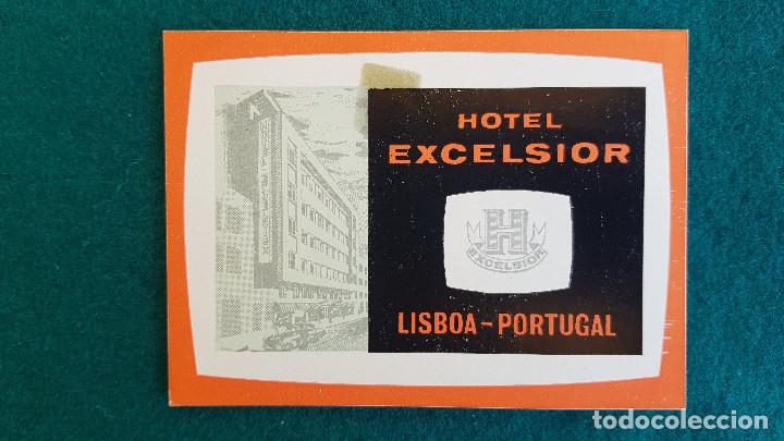 Etiquetas antiguas: ETIQUETA HOTEL EXCELSIOR LISBOA - PORTUGAL