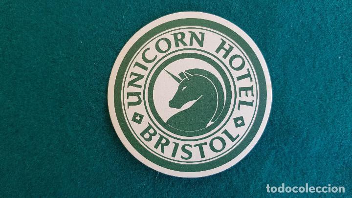 Etiquetas antiguas: ETIQUETA UNICORN HOTEL BRISTOL - ENGLAND