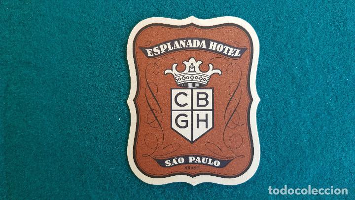 Etiquetas antiguas: ETIQUETA ESPLANADA HOTEL SAO PAULO - BRASIL