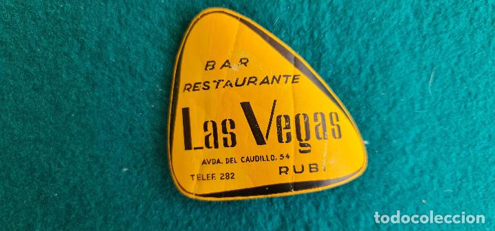 Etiquetas antiguas: ETIQUETA HOTEL LAS VEGAS RUBI - ESPA&Ntilde;A