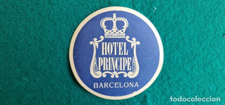 Etiquetas antiguas: ETIQUETA HOTEL PRINCIPE BARCELONA - ESPA&Ntilde;A