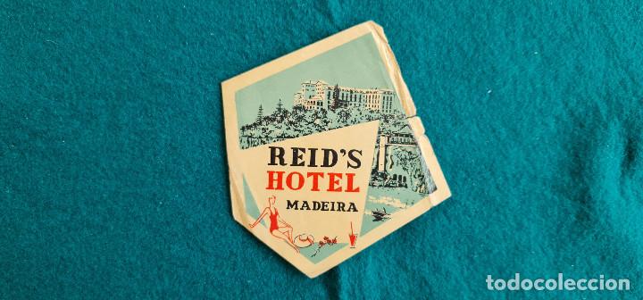 Etiquetas antiguas: ETIQUETA REID'S HOTEL MADEIRA - PORTUGAL