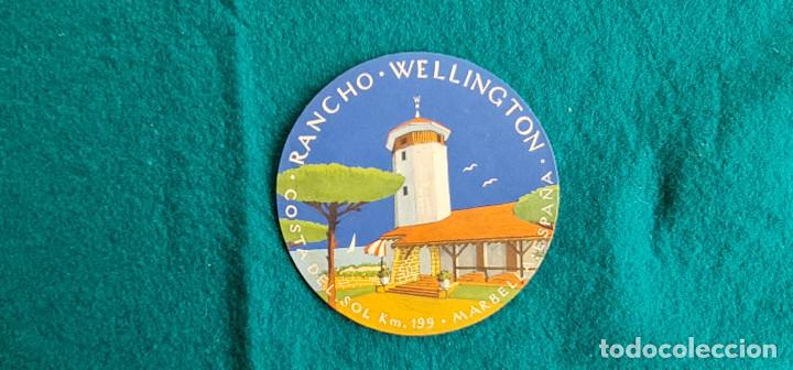 Etiquetas antiguas: ETIQUETA HOTEL RANCHO WELLINGTON MARBELLA - ESPA&Ntilde;A