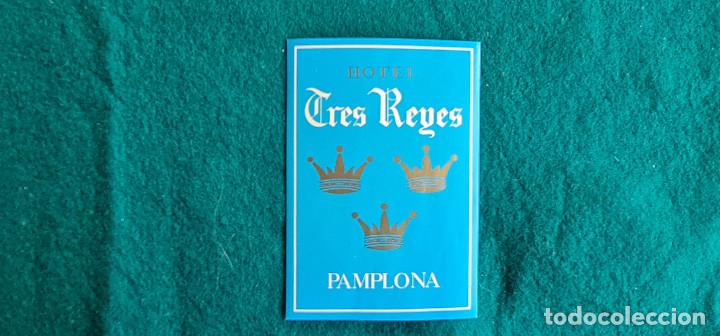 Etiquetas antiguas: ETIQUETA HOTEL TRES REYES PAMPLONA - ESPA&Ntilde;A