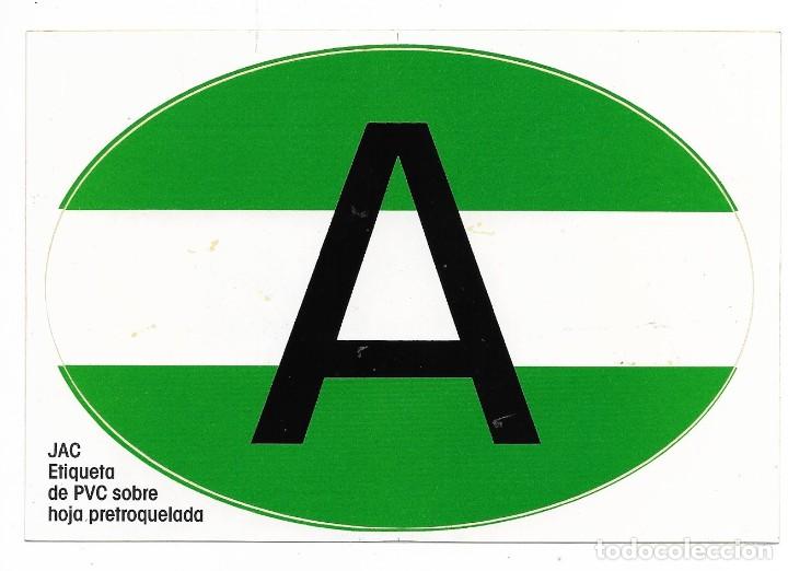 Alte Etiketten: Etiqueta adhesiva de ANDALUC&Iacute;A. Graphispag 1989. De JAC