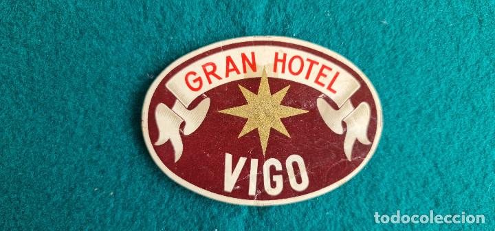 Etiquetas antiguas: ETIQUETA GRAN HOTEL DE VIGO - ESPA&Ntilde;A