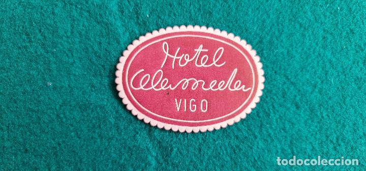Etiquetas antiguas: ETIQUETA HOTEL ALAMEDA - VIGO - ESPA&Ntilde;A