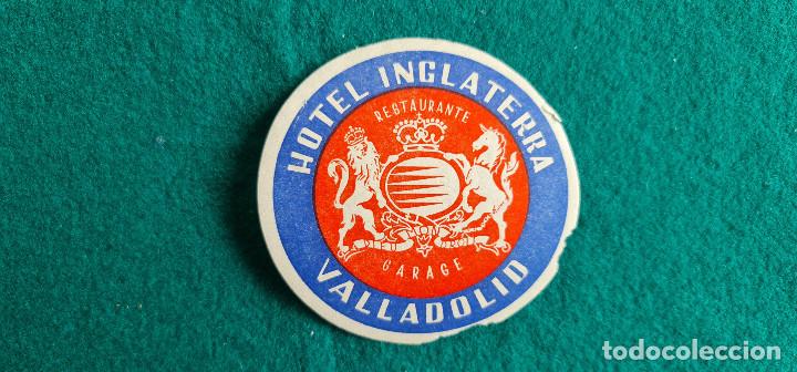 Etiquetas antiguas: ETIQUETA HOTEL INGLATERRA - VALLADOLID - ESPA&Ntilde;A