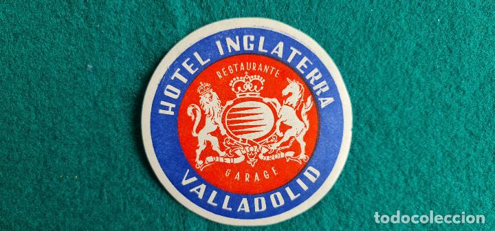 Etiquetas antiguas: ETIQUETA HOTEL INGLATERRA - VALLADOLID - ESPA&Ntilde;A