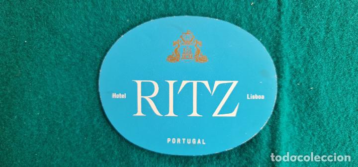 Etiquetas antiguas: ETIQUETA HOTEL RITZ - LISBOA - PORTUGAL