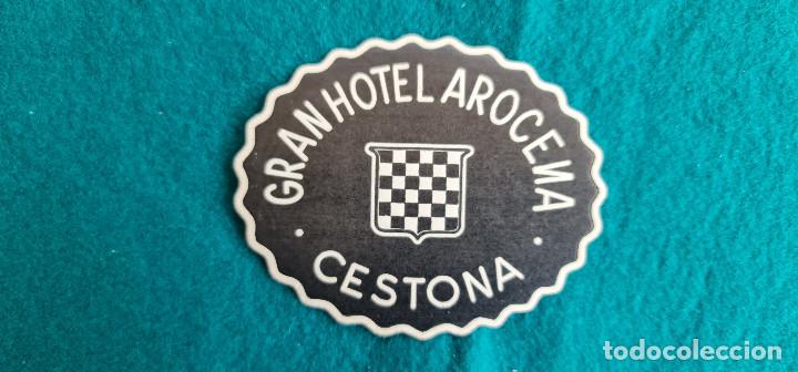 Etiquetas antiguas: ETIQUETA GRAN HOTEL AROCENA - CESTONA (GUIPUZCOA) - ESPA&Ntilde;A