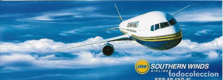 Alte Etiketten: Etiqueta adhesiva de SOUTHERN WINDS AIRLINES