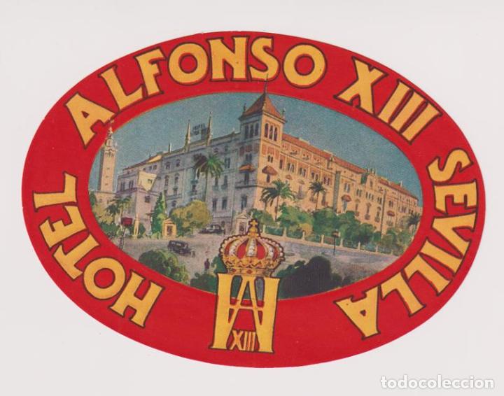 Etichette antiche: Hotel Alfonso XIII. Sevilla