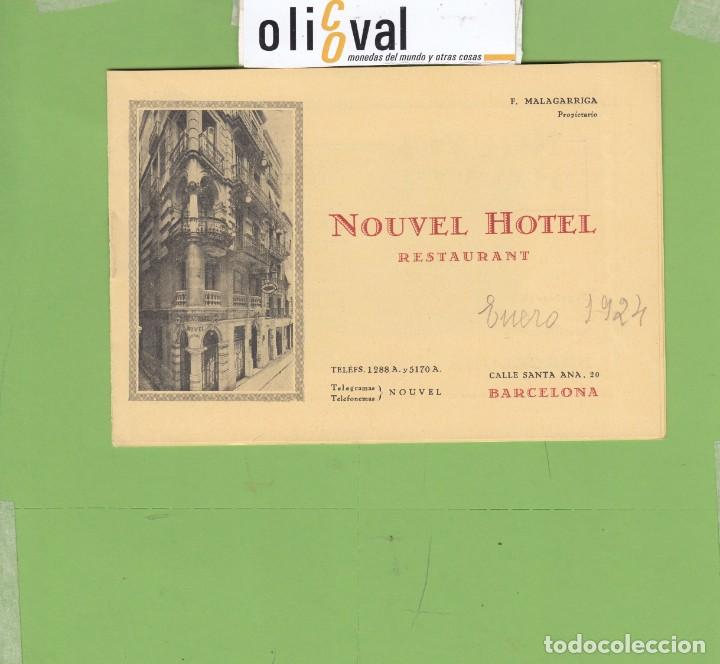 Etiquetas antiguas: ETIQUETA HISTORIA DOCUMENTAL HOTEL NOUVEL 1917-1926 5/5 EH3319/
