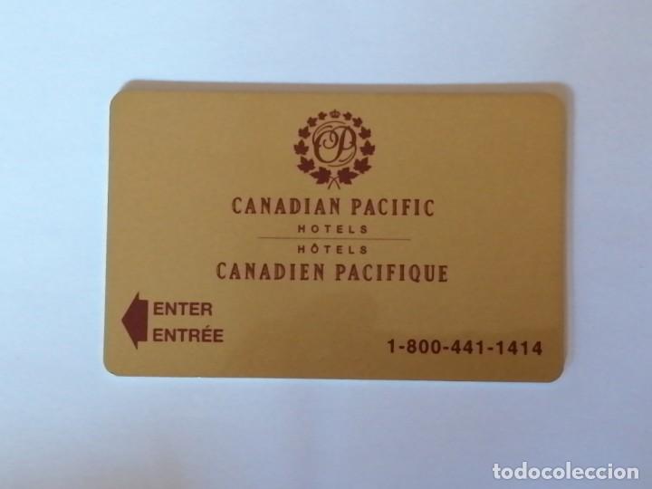 Etiquetas antiguas: TARJETA LLAVE HOTELES CANADIAN PACIFIC- CANADA
