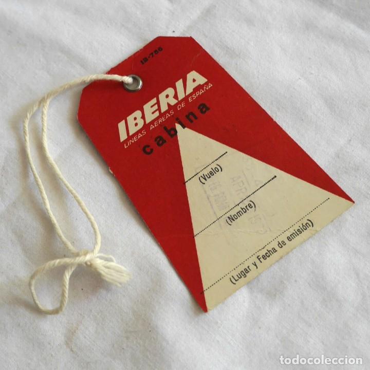 Alte Etiketten: Etiqueta de cabina Iberia