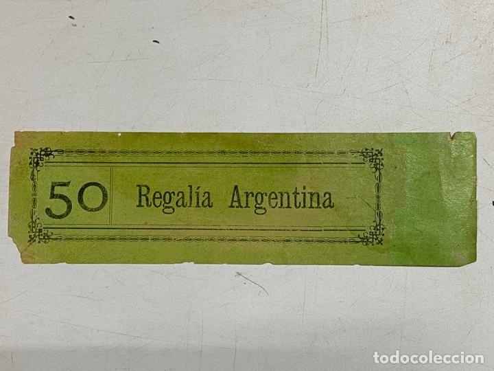 Alte Etiketten: ETIQUETA. REGAL&Iacute;A ARGENTINA. VER FOTOS