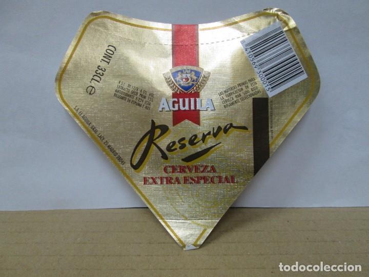 Old Labels: ANTIGUA ETIQUETA, AGUILA RESERVA EXTRA ESPECIAL