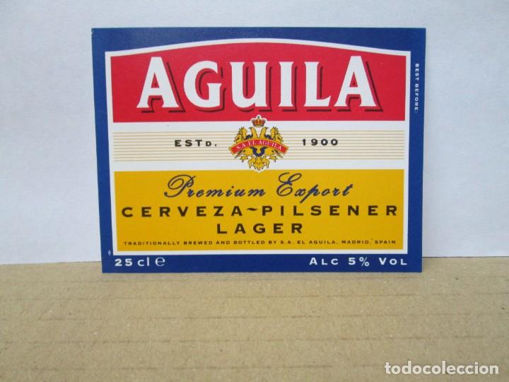 Old Labels: ANTIGUA ETIQUETA, AGUILA PREMIUM EXPORT