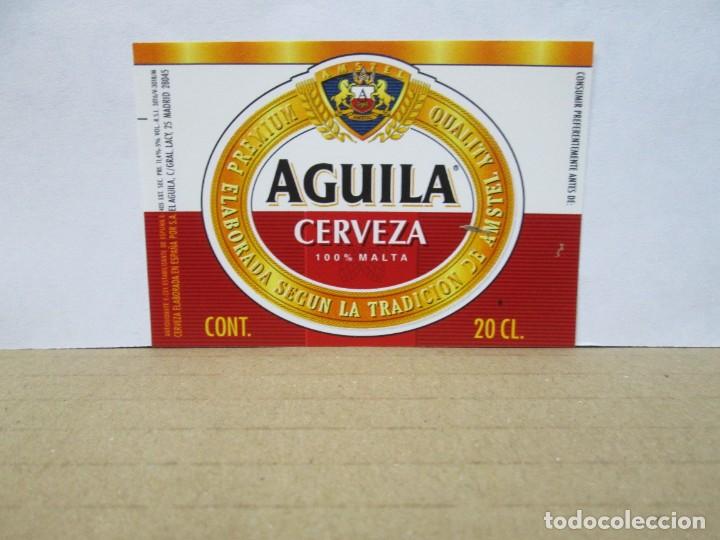 Old Labels: ANTIGUA CERVEZA, CERVEZA AGUILA