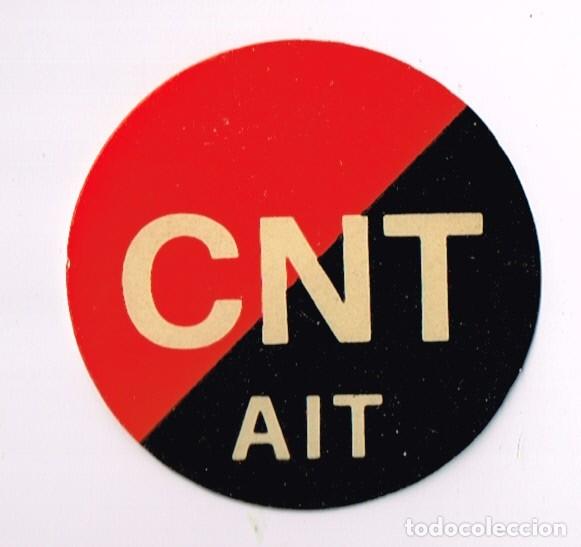 Etiquetas antiguas: ETIQUETA ADHESIVA CNT AIT Tama&ntilde;o Peque&ntilde;o (1)