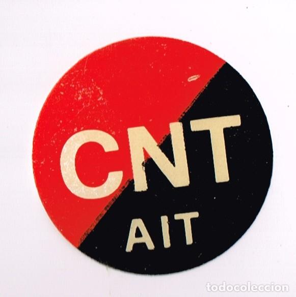 Etiquetas antiguas: ETIQUETA ADHESIVA CNT AIT Tama&ntilde;o Peque&ntilde;o (2)