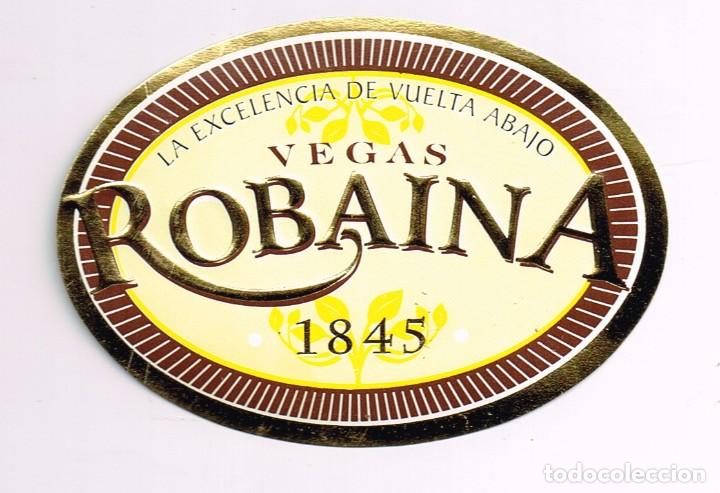 Etiquetas antiguas: PRECIOSA ETIQUETA HABANOS VEGA ROBAINA 1845 LA EXCELENCIA DE VUELTA ABAJO - CUBA