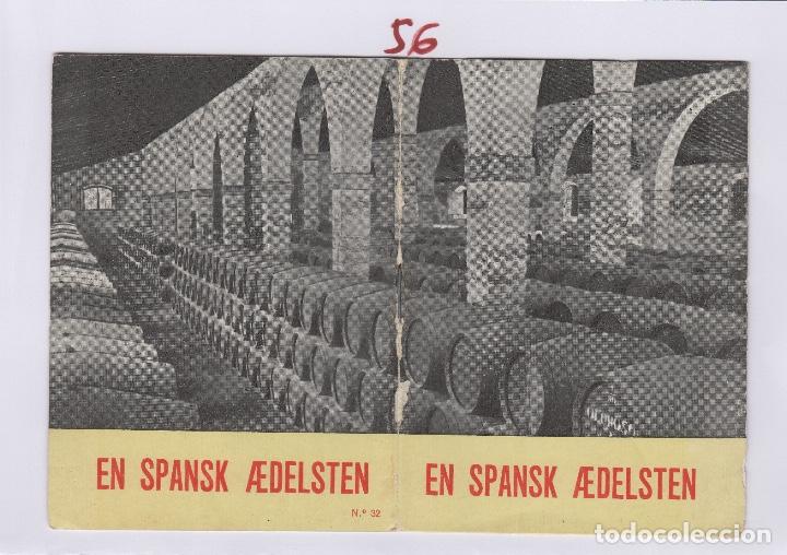 Etichette antiche: JOS&Eacute; DE SOTO. JEREZ SHERRY LIBRO-PUBLICIDAD EN PANSK AEDELSTEN &iquest;1955? DANS KUDGAVE . ETIQUETA