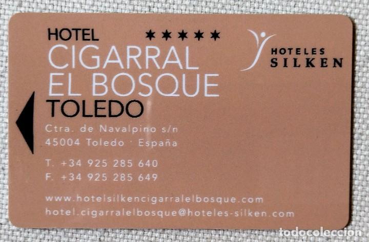 Etiquetas antiguas: TARJETA LLAVE HOTEL CIGARRAL EL BOSQUE-TOLEDO - Foto 1 - 283808468