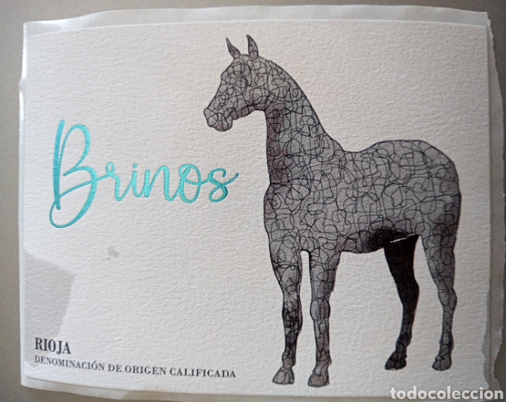 Etiquetas antiguas: ETIQUETA DE VINO BRINOS - Foto 1