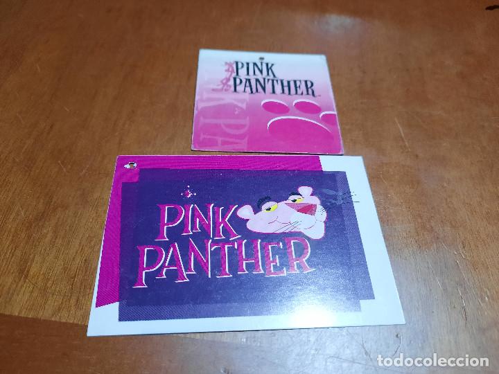 Etiquetas antiguas: PINK PANTHER. DOS DIFERENTES. PEQUE&Ntilde;A ETIQUETA. BUEN ESTADO. USADA.