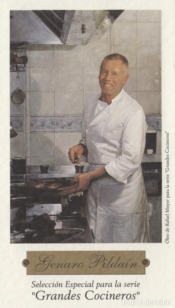 Etiquetas antiguas: GRANDES COCINEROS . SELECCION ESPECIAL , GENARO PILDA&Iacute;N . ETIQUETA DE VINO ref 48