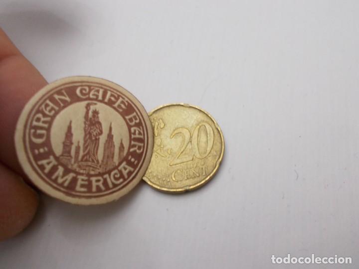 Etiquetas antiguas: PRECIOSA ETIQUETA,, A&Ntilde;OS 50,60,,UNICA EN TC GRAN CAFE BAR AMERICA