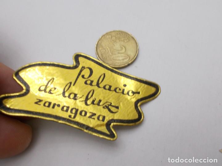 Etiquetas antiguas: ETIQUETA,DE,UNA,VIEJA IMPRETA,A&Ntilde;OS,40,50,UNICA,EN,TC,PALACIO DE LA LUZ ZARAGOZA,