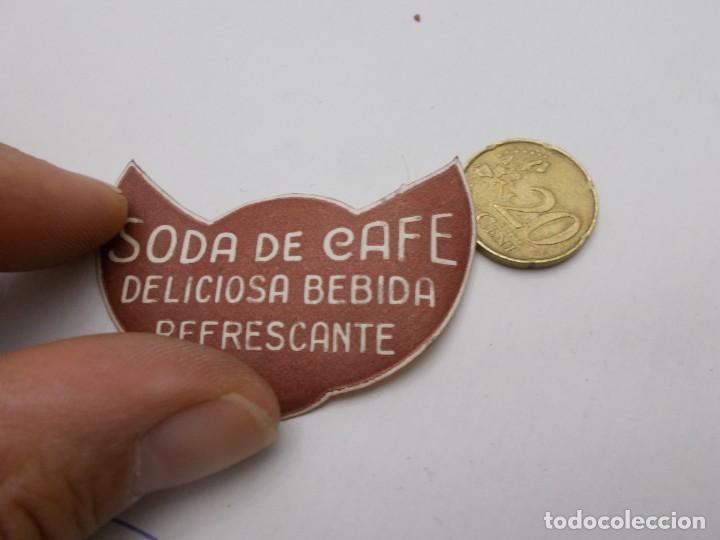 Etiquetas antiguas: ETIQUETA,DE,UNA,VIEJA IMPRETA,A&Ntilde;OS,40,50,UNICA,EN,TC,SODA DE CAFE BEBIDA REFRESCANTE